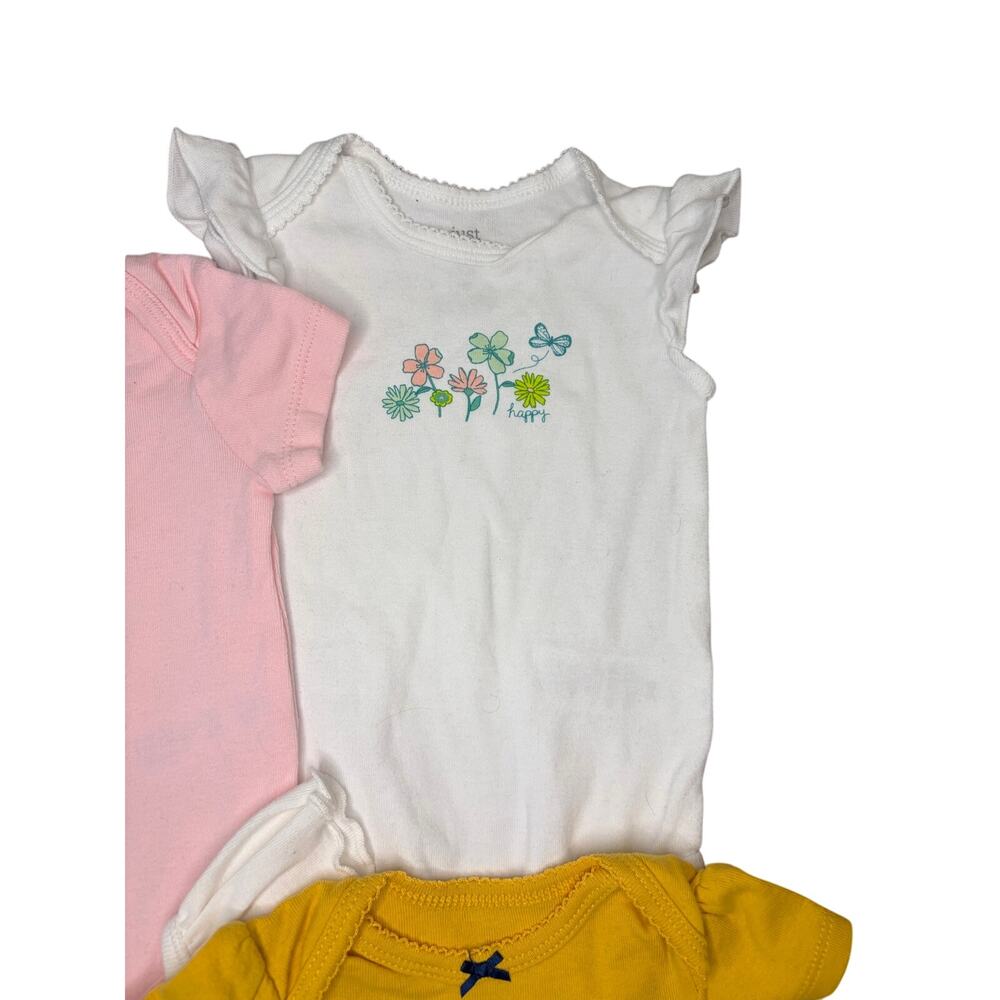 Carter's Baby Girl Bundle - 3 Months - Six (6) Short Sleeve Bodysuits One-Piece - Picture 5 of 13